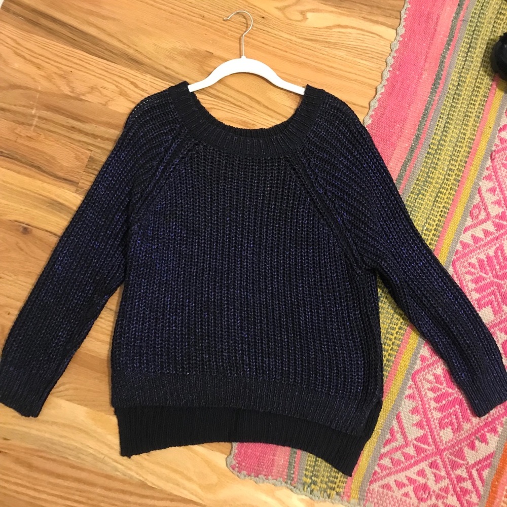 LF metallic sweater